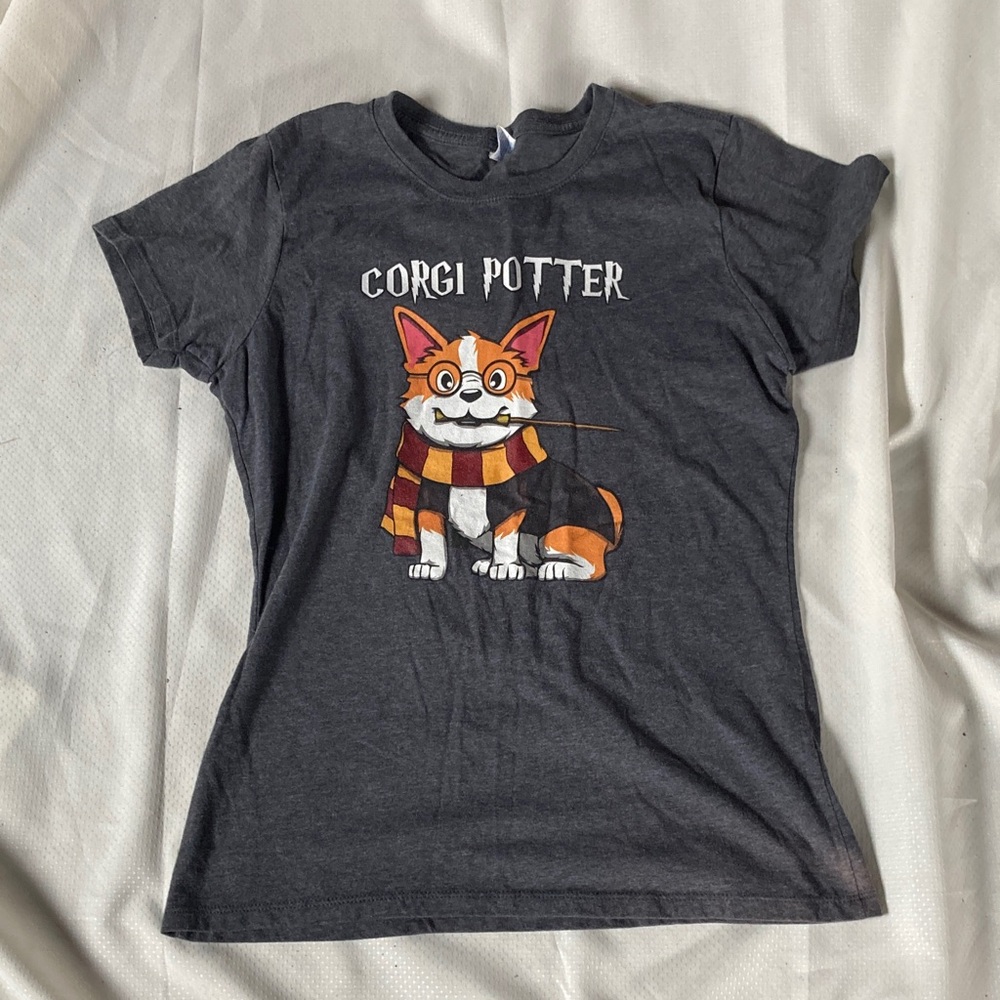 CORGI POTTER graphic tee